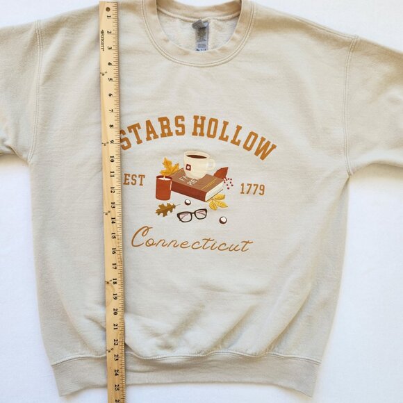Gilmore Girls Stars Hollow Crewneck Sweatshirt Cute Cozy Academia School Fall - Picture 8 of 8